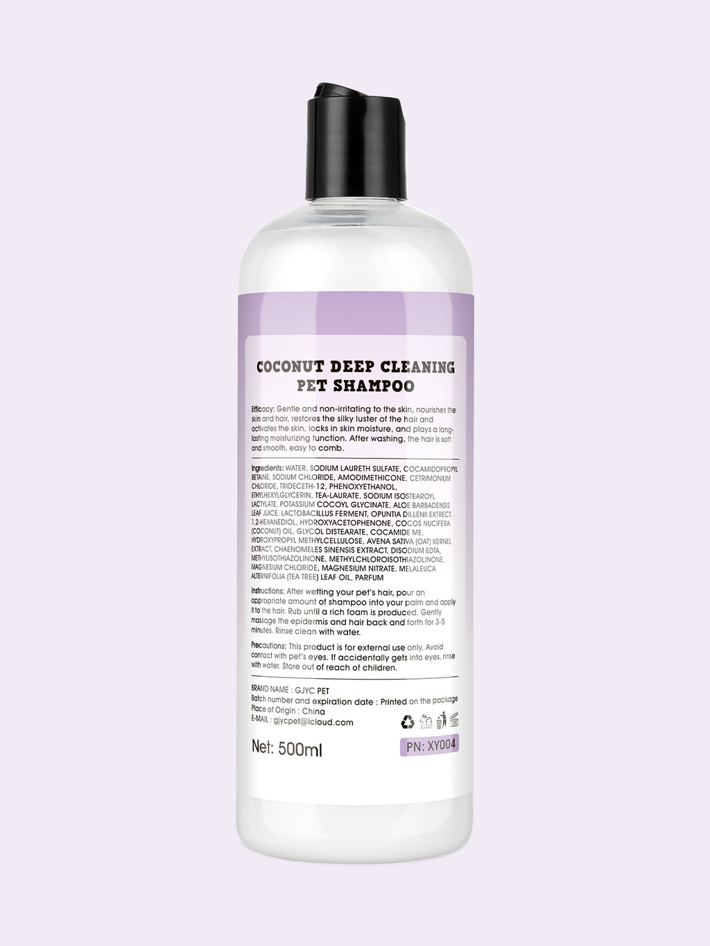 Coconut Deep Cleaning Pet Shampoo 500ml