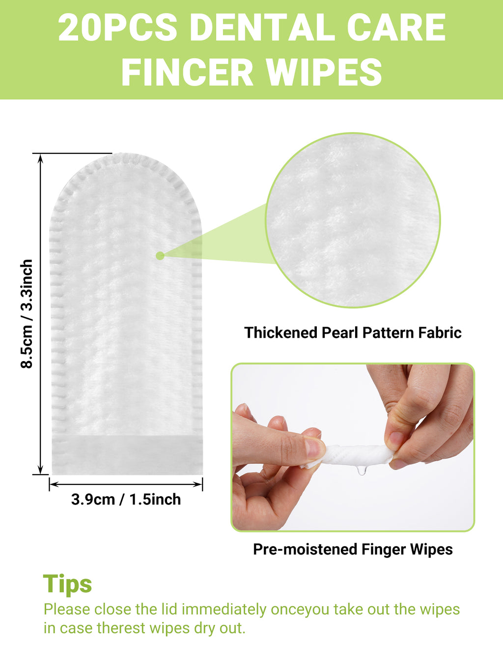 口腔護理指套濕紙巾