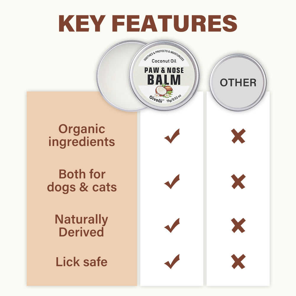 二合一寵物爪鼻護理膏 – 椰子油配方 15克