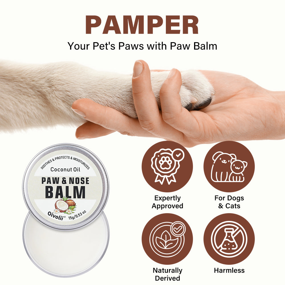 二合一寵物爪鼻護理膏 – 椰子油配方 15克