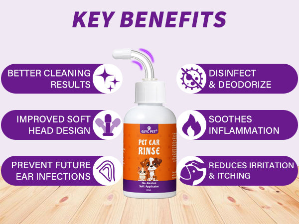 Pet Ear Rinse – Clean & Care Formula 60ml