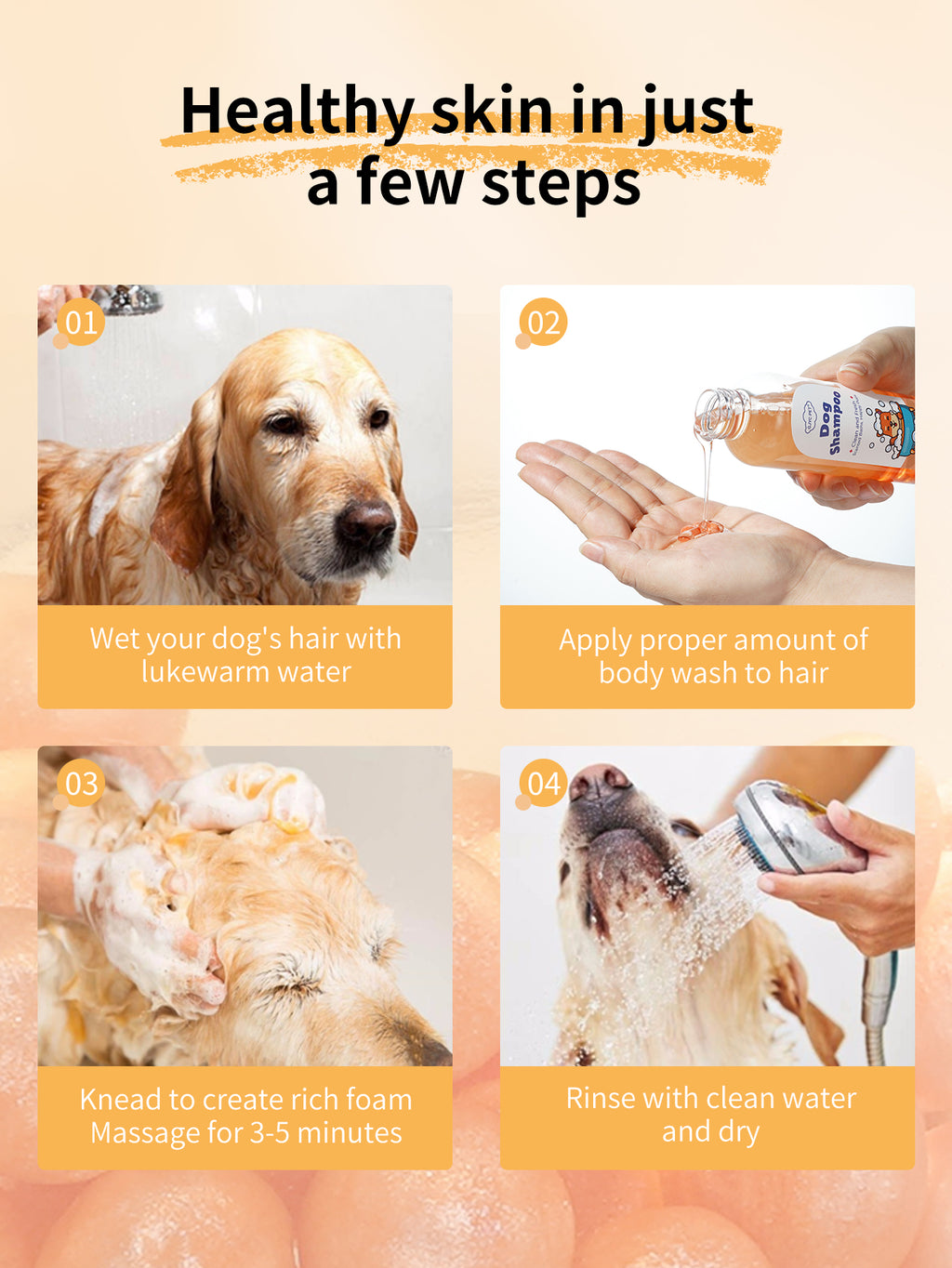 Dog Shampoo（Microcapsule Fragrance) 150ml