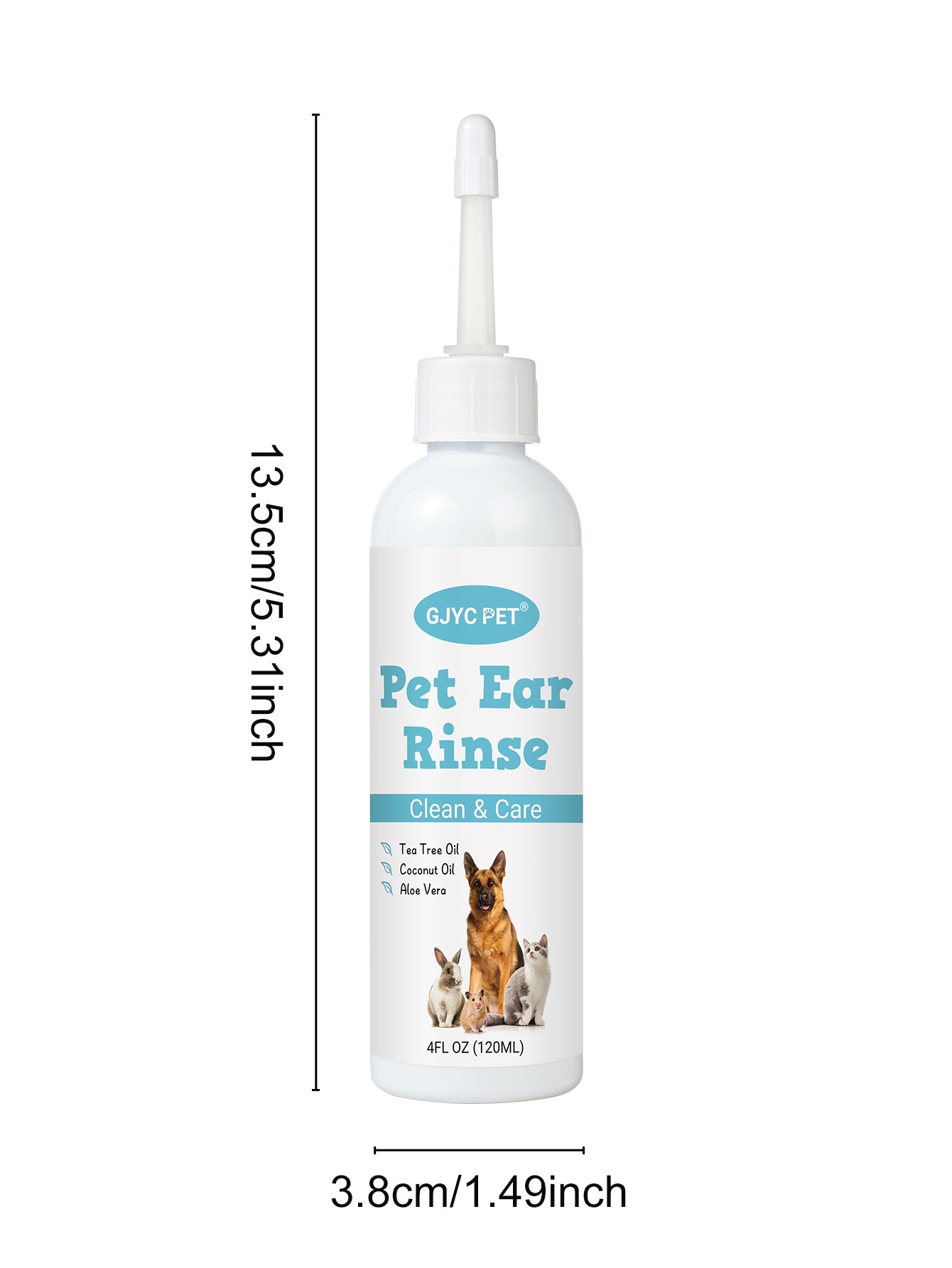 Pet Ear Rinse – Clean & Care Formula 120ml