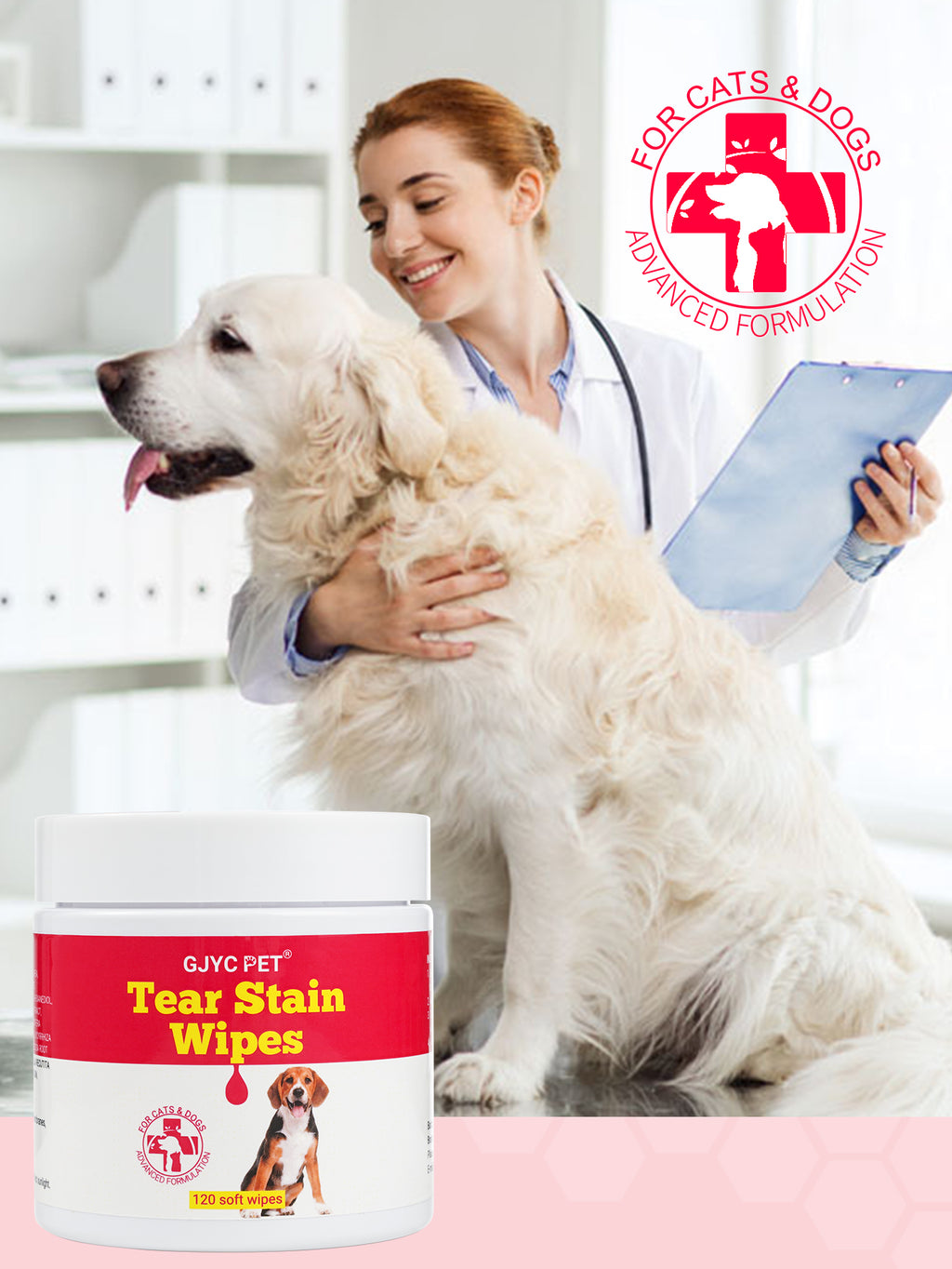 Tear Stain Remover Eye Wipes