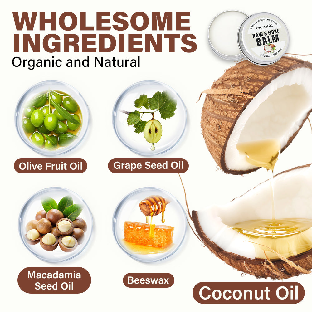 二合一寵物爪鼻護理膏 – 椰子油配方 15克