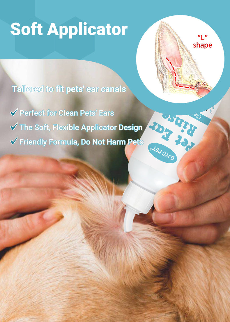 Pet Ear Rinse – Clean & Care Formula 120ml