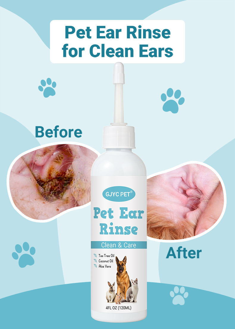 Pet Ear Rinse – Clean & Care Formula 120ml