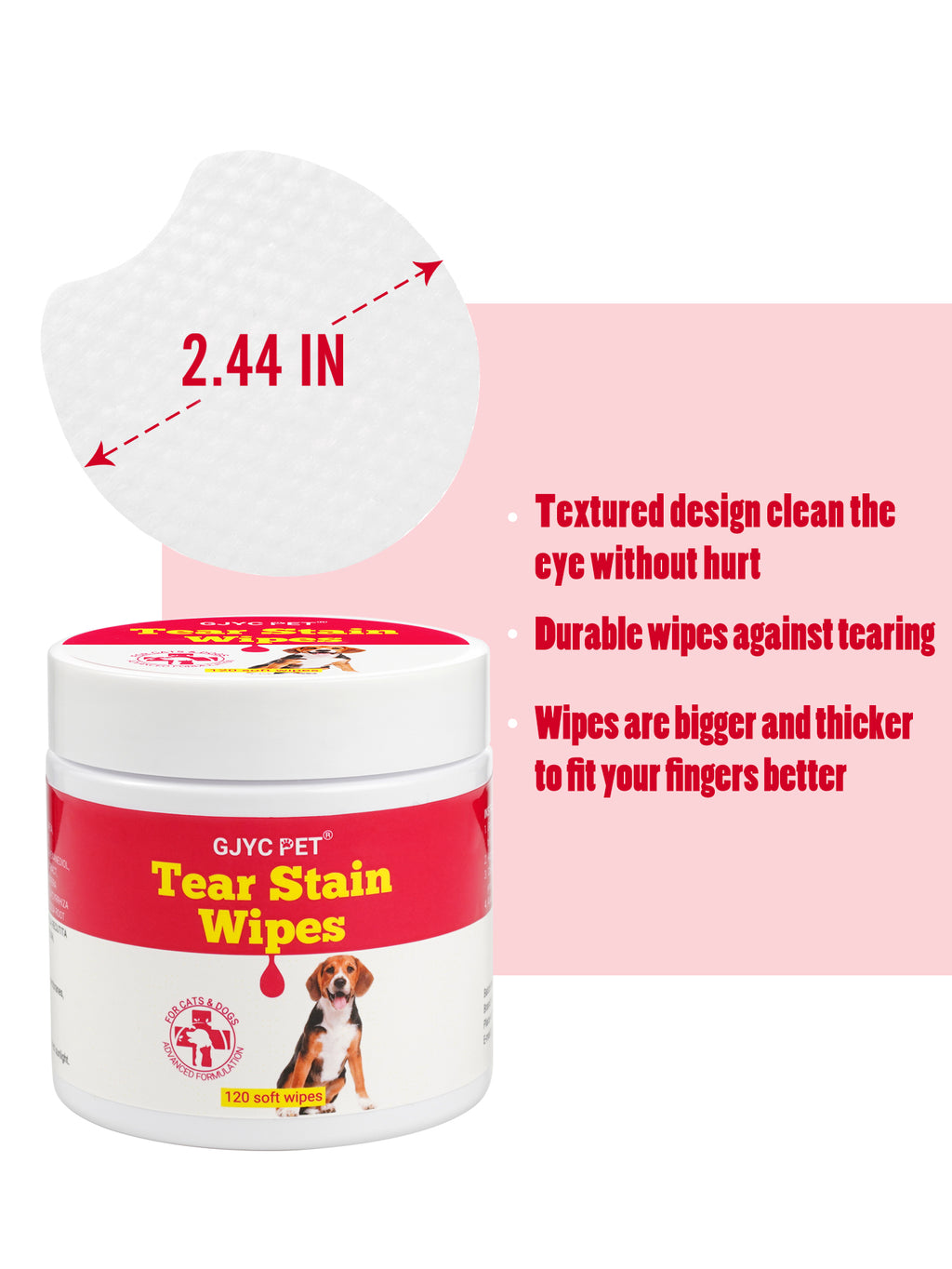 Tear Stain Remover Eye Wipes